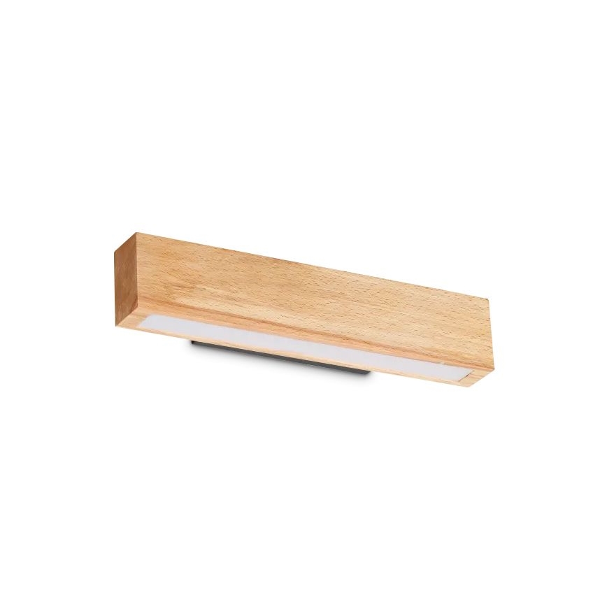 Ideal Lux - Світлодіодний настінний світильник CRAFT LED/12W/230V CRI 90 бук
