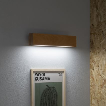 Ideal Lux - Світлодіодний настінний світильник CRAFT LED/12W/230V CRI 90 бук