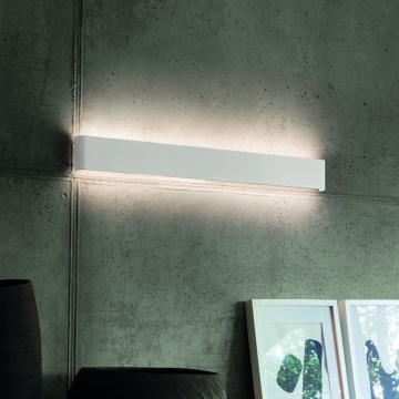 Ideal Lux - Світлодіодний настінний світильник DELTA LED/30W/230V 3000K 83 см CRI 90 білий