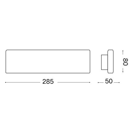 Ideal Lux - Світлодіодний настінний світильник DESK LED/12,5W/230V CRI 90 чорний