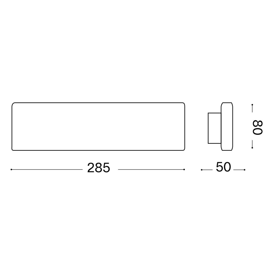 Ideal Lux - Світлодіодний настінний світильник DESK LED/12,5W/230V CRI 90 чорний