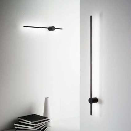 Ideal Lux - Світлодіодний настінний світильник ESSENCE LED/12W/230V 4000K 70 см CRI 90 чорний