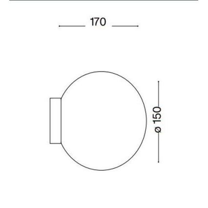 Ideal Lux - Світлодіодний настінний світильник MAPA 1xG9/15W/230V