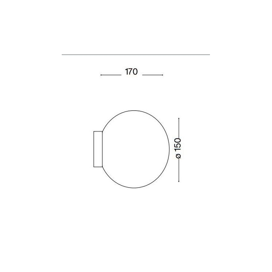Ideal Lux - Світлодіодний настінний світильник MAPA 1xG9/15W/230V