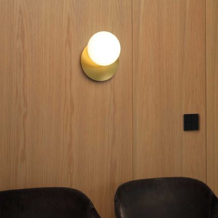 Ideal Lux - Світлодіодний настінний світильник NINFEA 1xGX53/9W/230V золотий