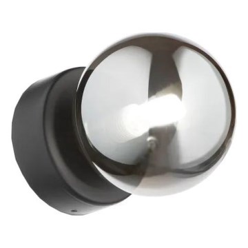 Ideal Lux - Світлодіодний настінний світильник PERLAGE 1xG9/3W/230V чорний/димчастий