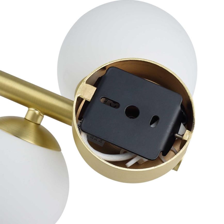Ideal Lux - Світлодіодний настінний світильник PERLAGE 3xG9/3W/230V золотий/білий