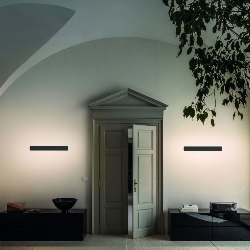 Ideal Lux - Світлодіодний настінний світильник ZIG ZAG LED/30W/230V 75 см CRI 90 чорний