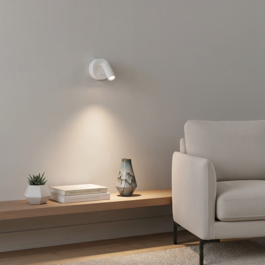 Ideal Lux - Світлодіодний настінний точковий світильник BEAN LED/3W/230V CRI 90 білий