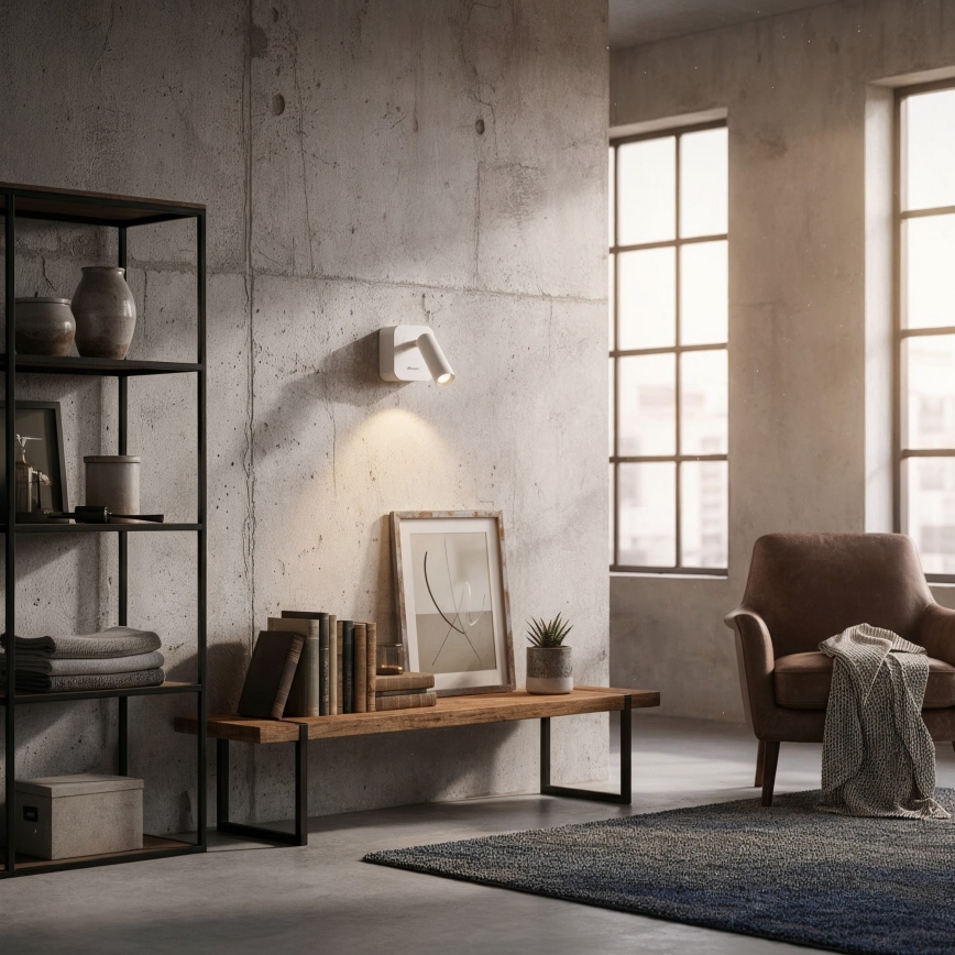 Ideal Lux - Світлодіодний настінний точковий світильник BEAN LED/3W/230V CRI 90 білий