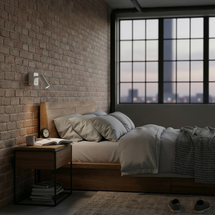 Ideal Lux - Світлодіодний настінний точковий світильник BEAN LED/3W/230V CRI 90 білий