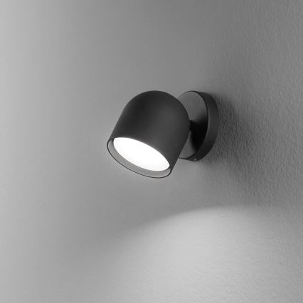 Ideal Lux - Світлодіодний настінний точковий світильник DODO 1xGX53/9W/230V чорний