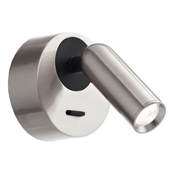 Ideal Lux - Світлодіодний настінний точковий світильник BEAN LED/3W/230V CRI 90 глянцевий хром