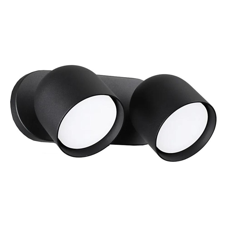 Ideal Lux - Світлодіодний настінний точковий світильник DODO 2xGX53/9W/230V чорний