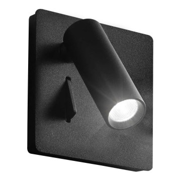 Ideal Lux - Світлодіодний настінний точковий світильник LITE LED/3W/230V CRI 90 чорний