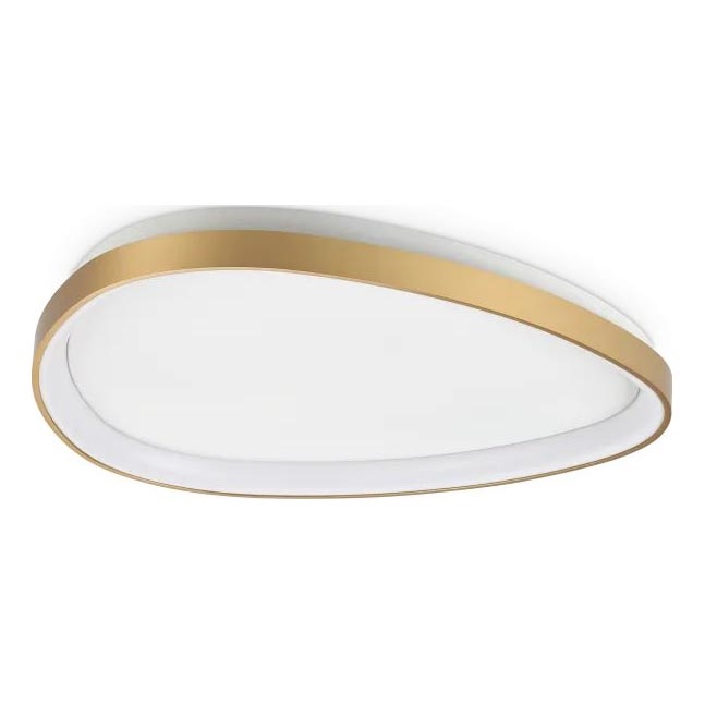 Ideal Lux - Світлодіодний стельовий світильник з регулюванням яскравості GEMINI LED/28W/230V діаметр 61 см CRI 90 золотий