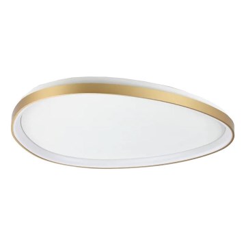 Ideal Lux - Світлодіодний стельовий світильник з регулюванням яскравості GEMINI LED/42W/230V діаметр 81 см CRI 90 золотий