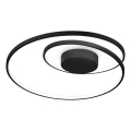 Ideal Lux - Світлодіодний стельовий світильник з регулюванням яскравості OZ LED/48W/230V діаметр 60 см CRI 90 чорний