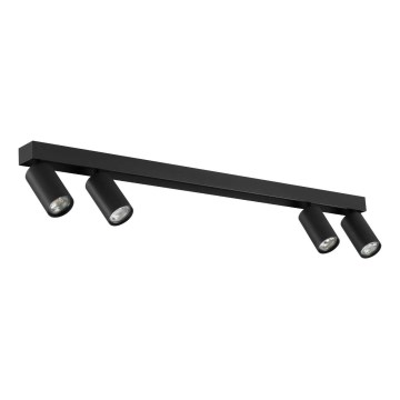 Ideal Lux - Світлодіодний точковий світильник PROFILO 4xGU10/7W/230V CRI 90 чорний