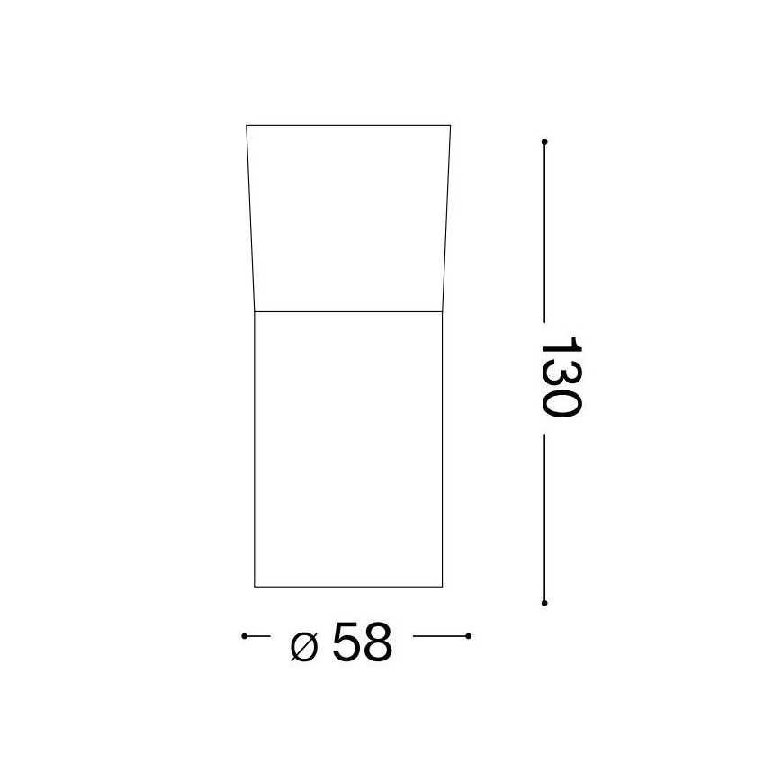 Ideal Lux - Світлодіодний точковий світильник TOBY 1xGU10/7W/230V CRI 90 білий