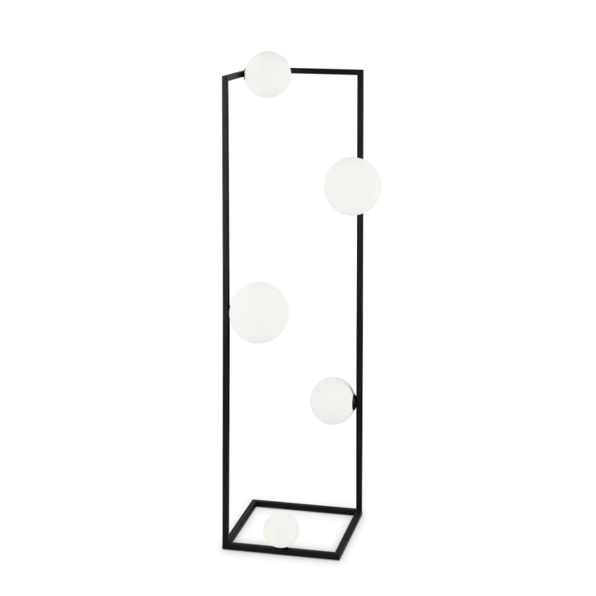 Ideal Lux - Світлодіодний торшер ANGOLO 5xG9/3W/230V чорний
