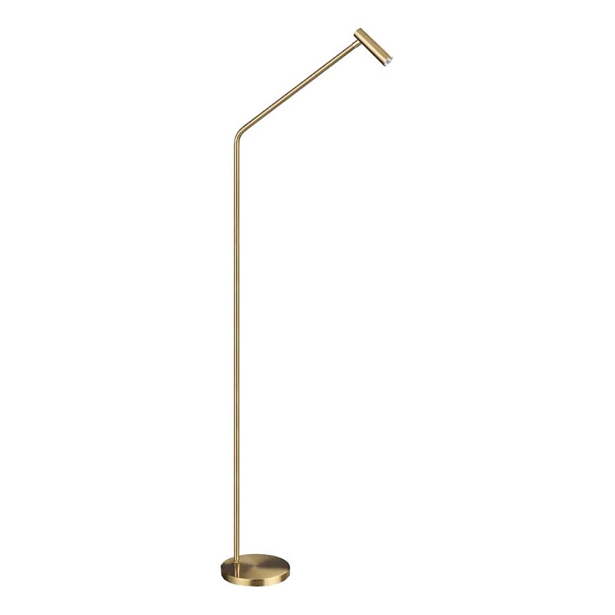 Ideal Lux - Світлодіодний торшер EASY LED/3,5W/230V CRI 90 латунь
