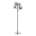 Ideal Lux - Світлодіодний торшер EQUINOXE 4xG4/2W/230V глянцевий хром/димчастий