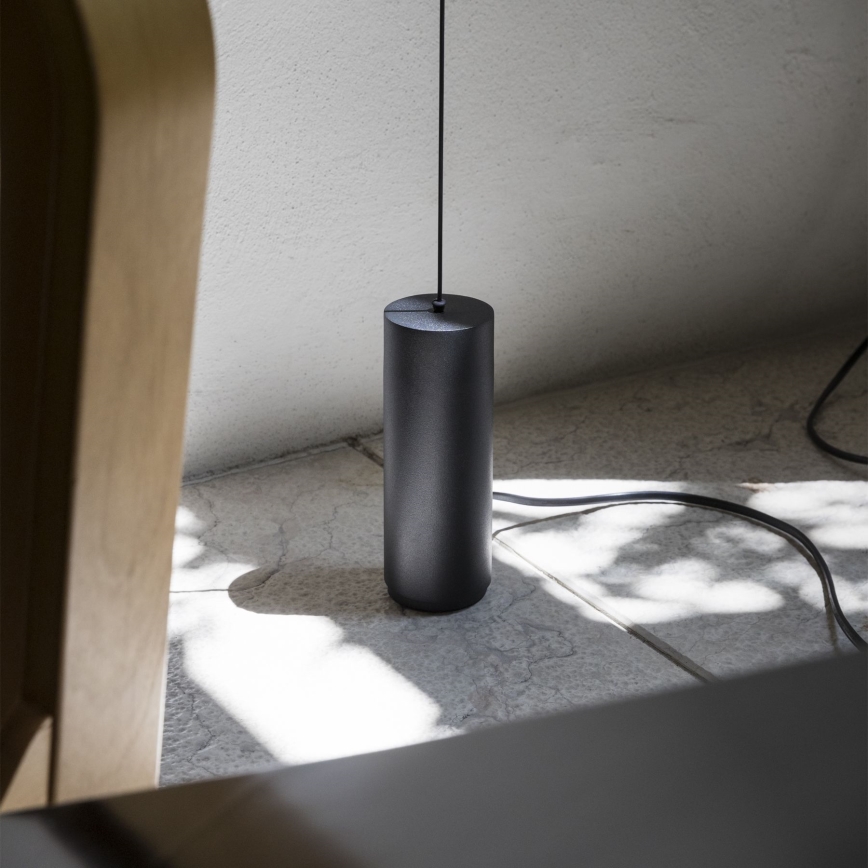 Ideal Lux - Світлодіодний торшер FILO LED/14W/230V 2700K CRI 90 чорний