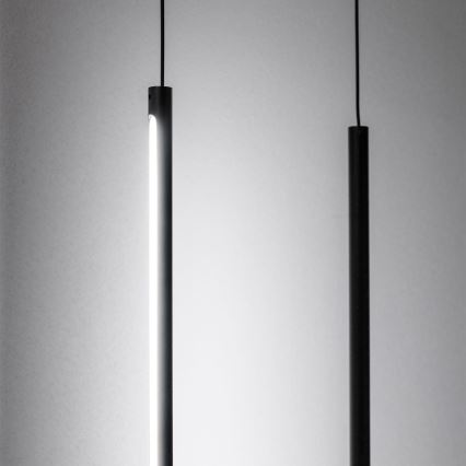 Ideal Lux - Світлодіодний торшер FILO LED/14W/230V 2700K CRI 90 чорний