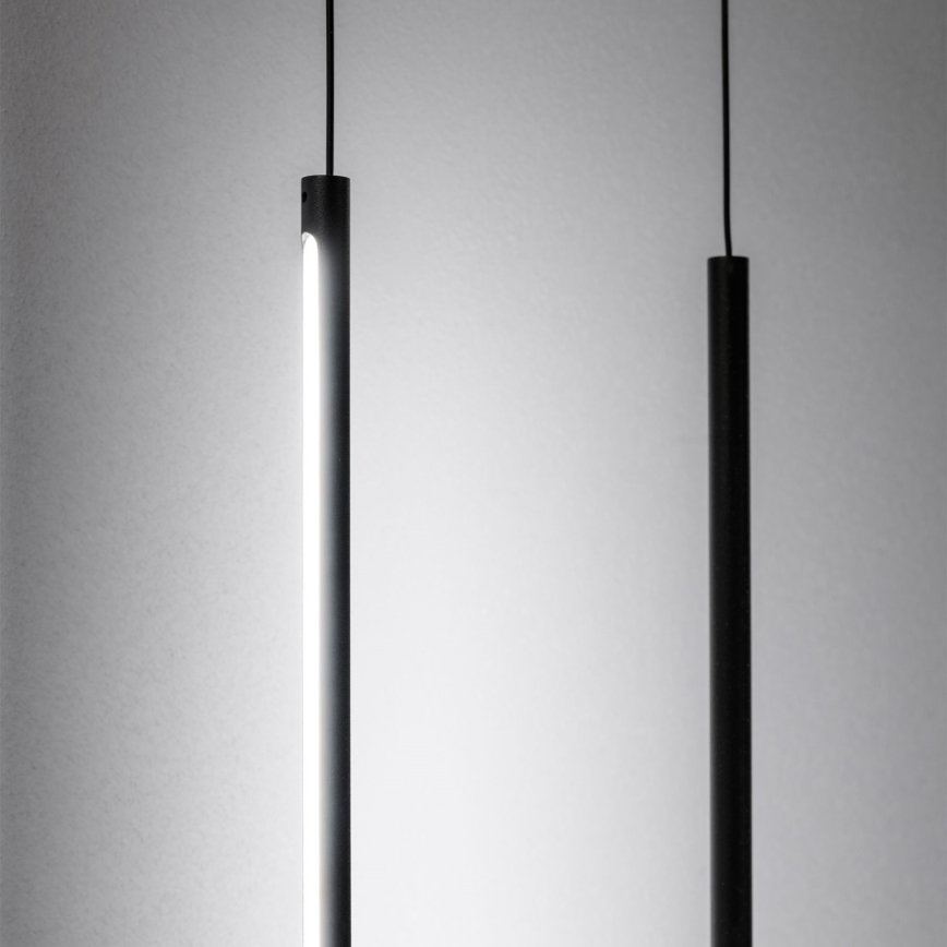 Ideal Lux - Світлодіодний торшер FILO LED/14W/230V 3000K CRI 90 чорний
