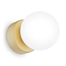 Ideal Lux - Світлодіодний настінний світильник PERLAGE 1xG9/3W/230V золотий/білий