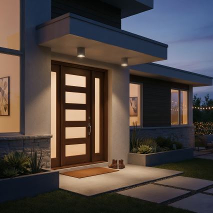 Ideal Lux - Точковий світильник для ванної кімнати GUN 1xGU10/28W/230V IP55 коричневий