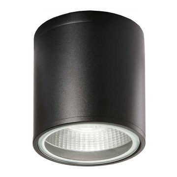 Ideal Lux - Точковий світильник для ванної кімнати GUN 1xGU10/28W/230V IP44 чорний