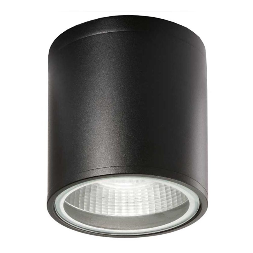 Ideal Lux - Точковий світильник для ванної кімнати GUN 1xGU10/28W/230V IP44 чорний