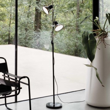 Ideal Lux - Торшер 2xE27/60W/230V черный