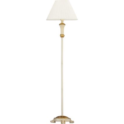 Ideal Lux - Торшер FIRENZE 1xE14/40W/230V білий/золотий