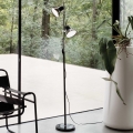 Ideal Lux - Торшер POLLY 2xE27/60W/230V čёрный