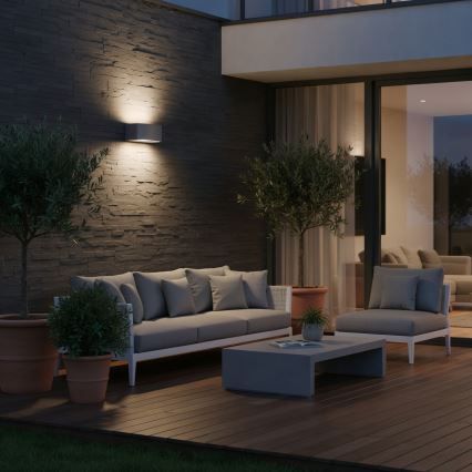 Ideal Lux - Уличный настенный светильник ANDROMEDA 1xE27/60W/230V IP55 антрацит