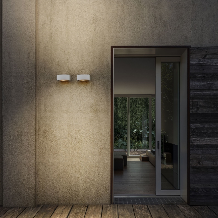 Ideal Lux - Уличный настенный светильник ANDROMEDA 1xE27/60W/230V IP55 белый