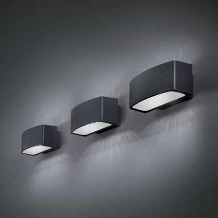 Ideal Lux - Уличный настенный светильник ANDROMEDA 1xE27/60W/230V IP55 черный