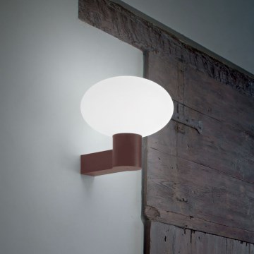 Ideal Lux - уличный настенный светильник CLIO, коричневый, 1xE27/42W/230V IP44