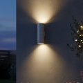 Ideal Lux - Уличный настенный светильник GUN 1xE27/60W/230V 31 cm IP54 серый
