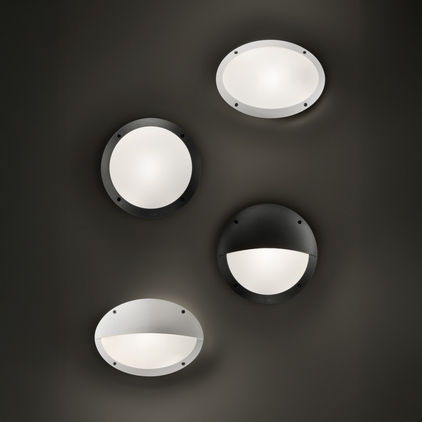 Ideal Lux - Уличный настенный светильник POLAR 1xE27/23W/230V IP66 белый