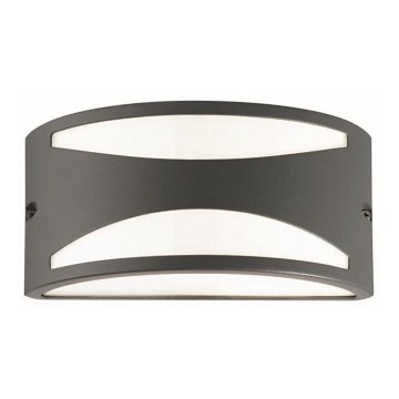 Ideal Lux - Уличный настенный светильник REX 1xE27/60W/230V IP44 антрацит