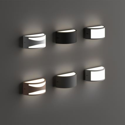 Ideal Lux - Уличный настенный светильник REX 1xE27/60W/230V IP44 коричневый