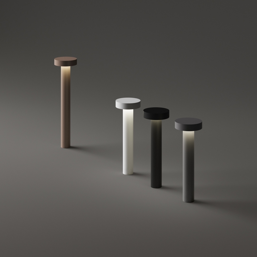 Ideal Lux - Уличный светильник 4xG9/15W/230V, 80 см, IP44, коричневый