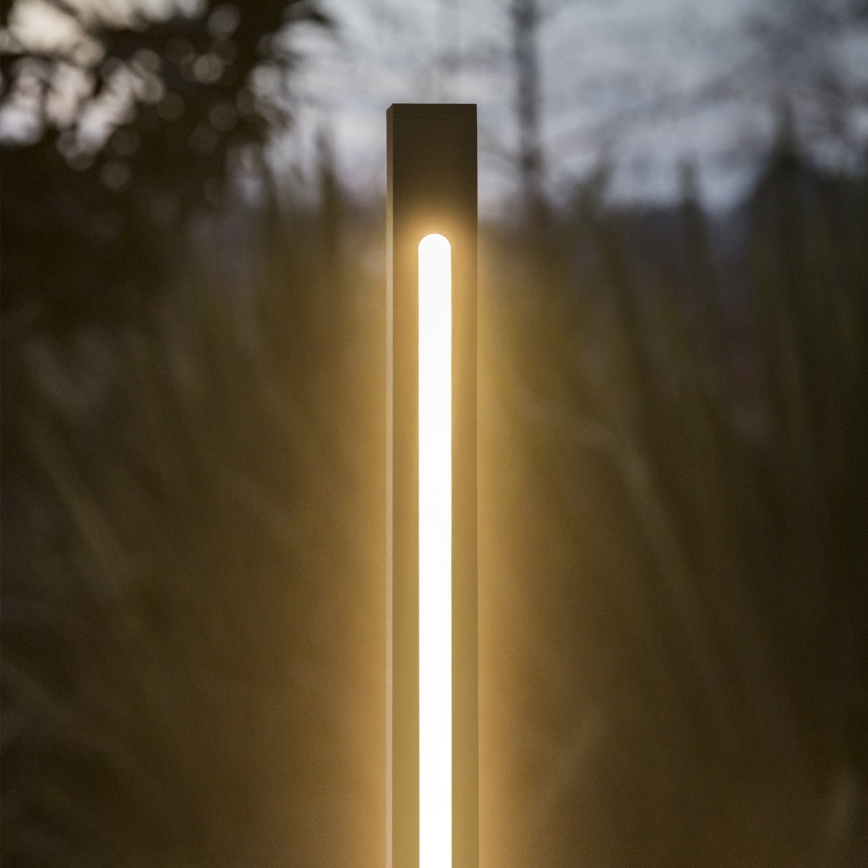 Ideal Lux - Уличный светильник JEDI LED, 12 Вт, 230 В, 80 см, CRI 90, IP65, антрацит
