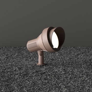 Ideal Lux - Уличный светильник TERRA 1xGU10/28W/230V IP65 коричневый