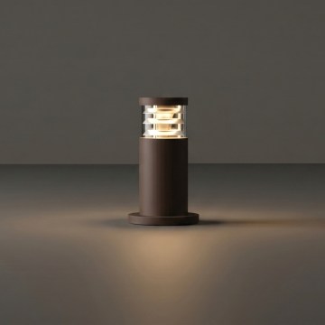 Ideal Lux - Уличный светильник TRONCO 1xE27/42W/230V, 25 см, IP65, коричневый