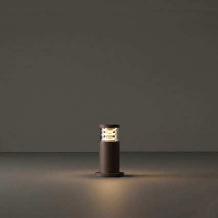 Ideal Lux - Уличный светильник TRONCO 1xE27/42W/230V, 25 см, IP65, коричневый